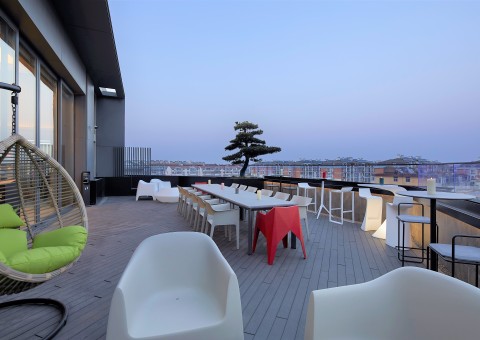 IntercityHotel Yangzhou, China - Rooftop terrace