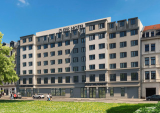 Visualisierung des neuen Zleep Hotel Leipzig